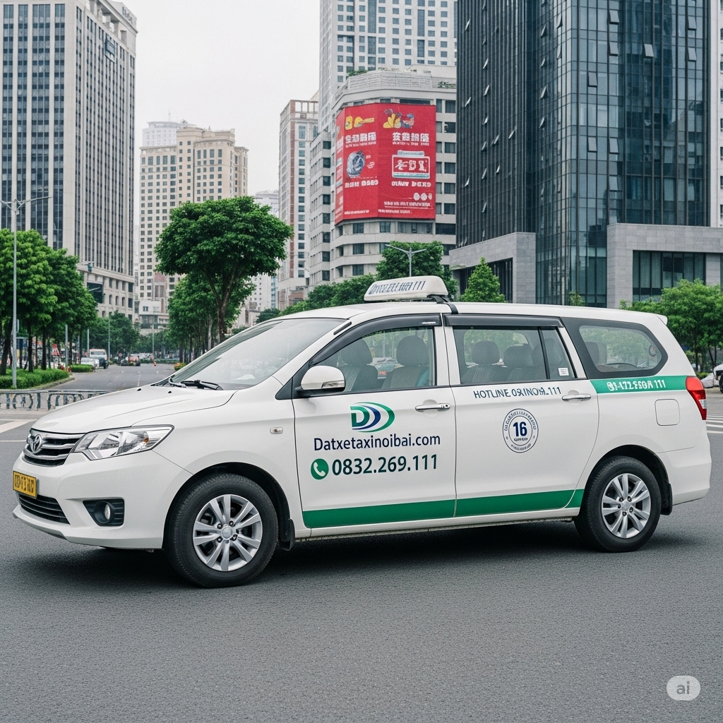 Đặt xe taxi nội bài xe 7